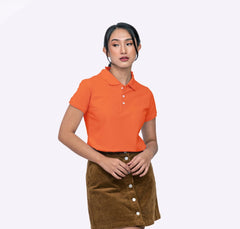 ORANGE POLO TSHIRT