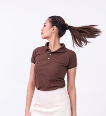 BROWN POLO TSHIRT