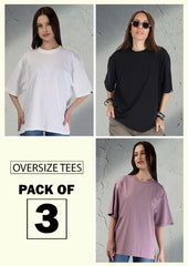 PACK OF 3 OVERSIZED TSHIRTS