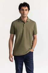 OLIVE GREEN POLO TSHIRT