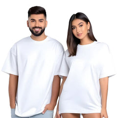 WHITE OVERSIZED COUPLE TSHIRTS