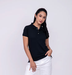 BLACK POLO TSHIRT