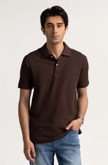BROWN POLO TSHIRT