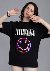 BLACK NIRVANA OVERSIZED TSHIRT