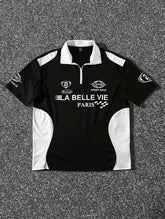 ZIP UP PARIS POLO TSHIRT