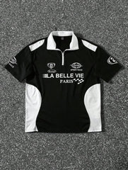 ZIP UP PARIS POLO TSHIRT