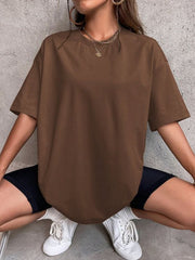 BROWN OVERSIZED TSHIRT
