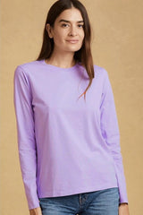 LILAC FULL SLEEVES TSHIRT