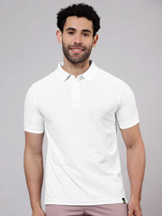 WHITE POLO TSHIRT