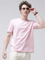 PINK HALF SLEEVES TSHIRT