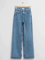 BLUE WIDE LEG JEANS