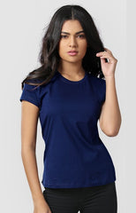 NAVY BLUE HALF SLEEVES TSHIRT