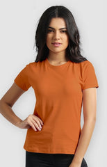ORANGE HALF SLEEVES TSHIRT