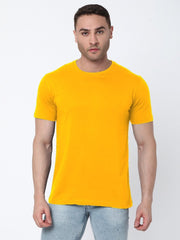 YELLOW HALF SLEEVES TSHIRT