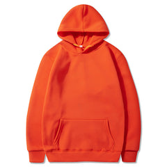 ORANGE BASIC HOODIE