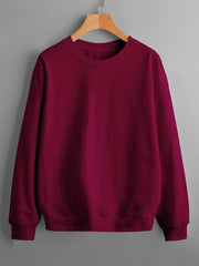 MAROON BASIC SWEATSHIRT