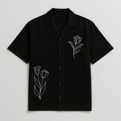 CUBAN COLLAR POLO TSHIRT