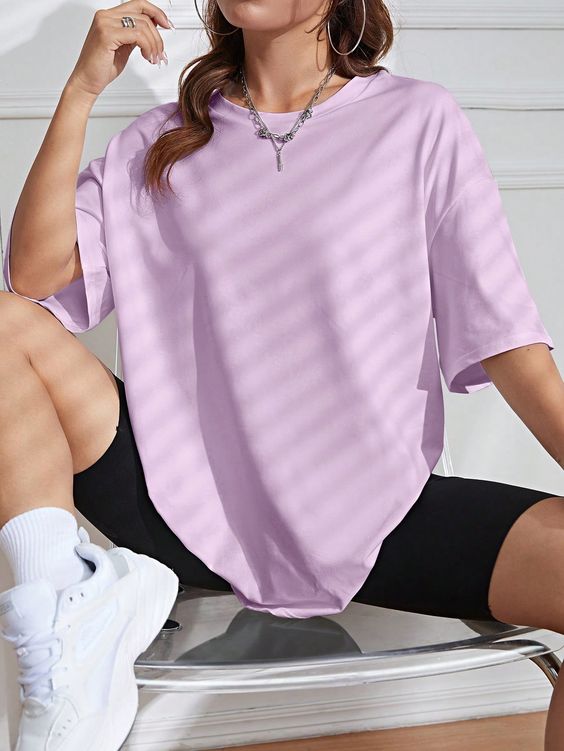 LILAC OVERSIZED TSHIRT