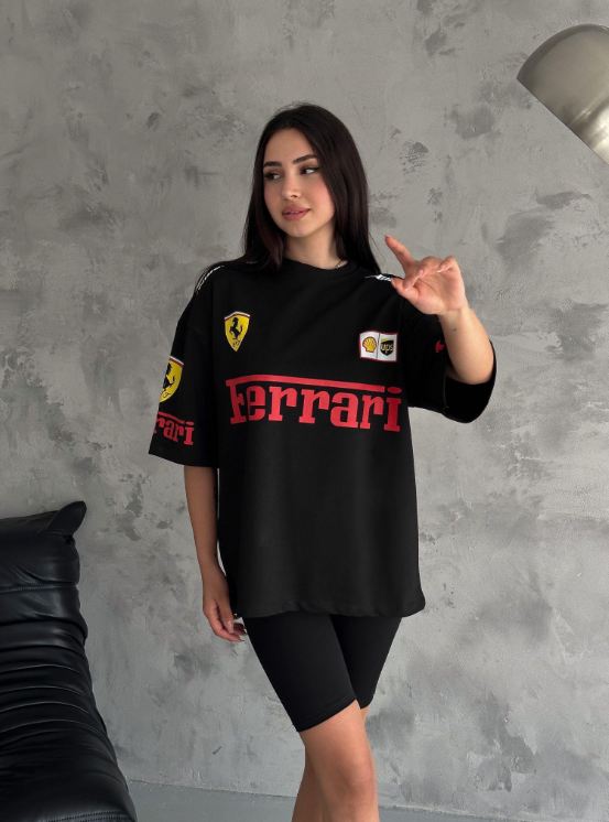 FERRARI OVERSIZED TSHIRT