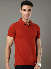 RED BLUE POLO TSHIRT