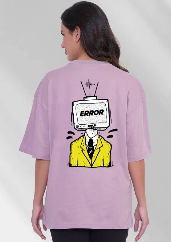 LILAC ERROR OVERSIZED TSHIRT