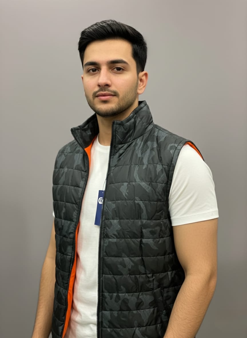 CAMOUFLAGE PUFFER JACKET