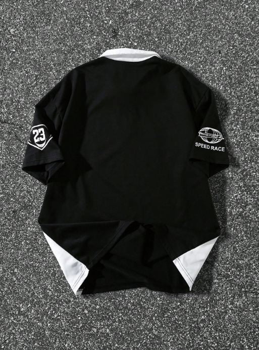 ZIP UP PARIS POLO TSHIRT
