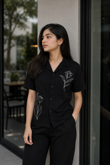 CUBAN COLLAR POLO TSHIRT