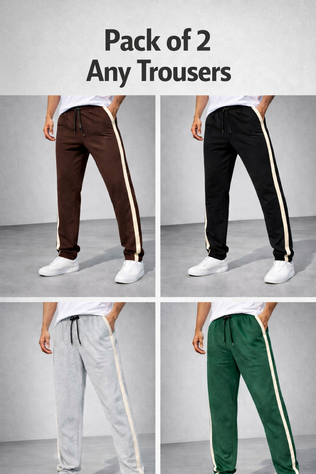 SIDE-STRIPE TROUSER