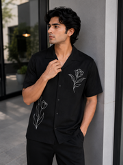 CUBAN COLLAR POLO TSHIRT