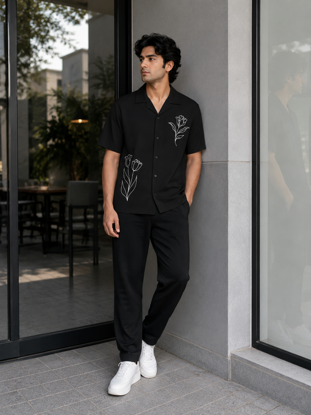 CUBAN COLLAR POLO TSHIRT